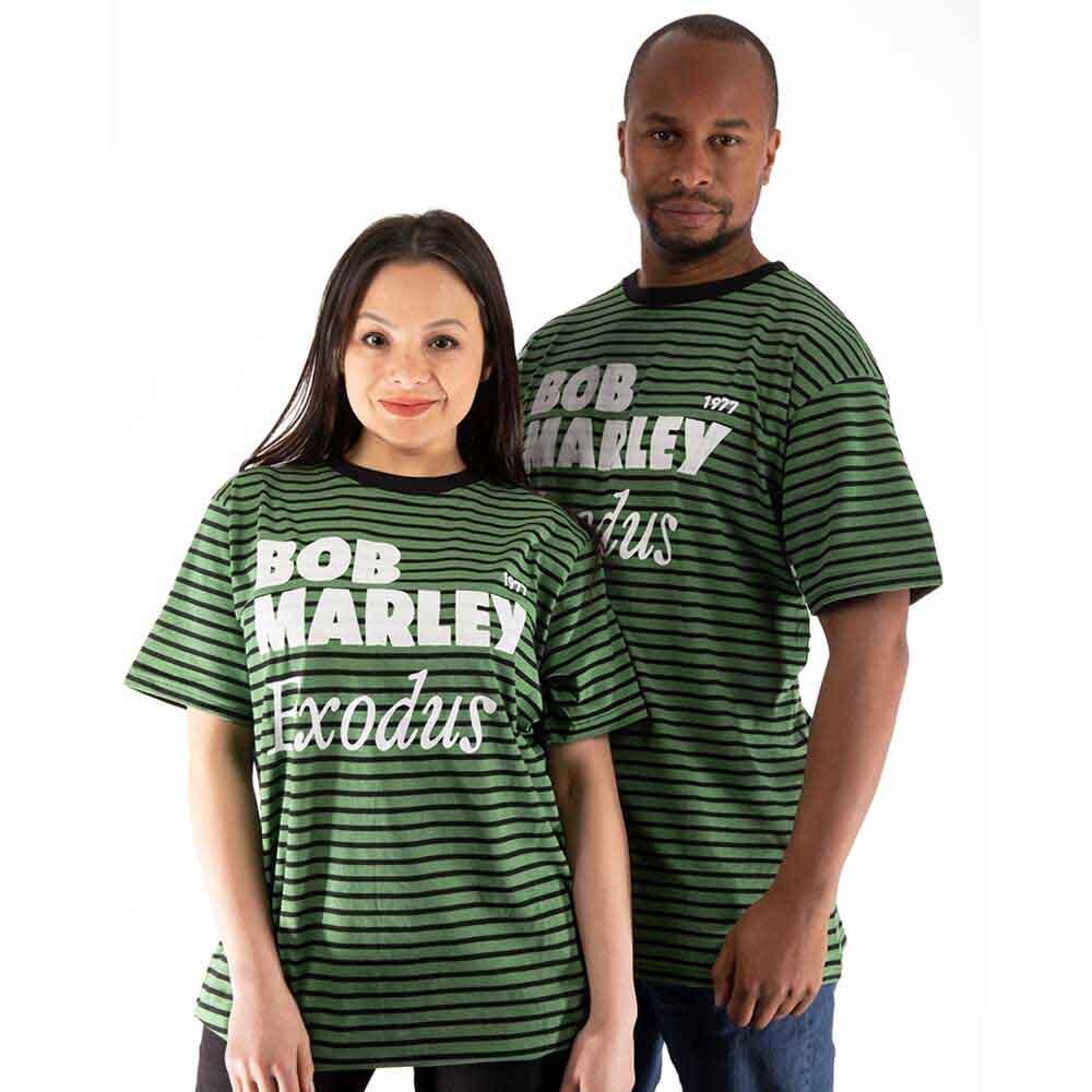 Bob Marley Exodus T-Shirt Black Green New XL
