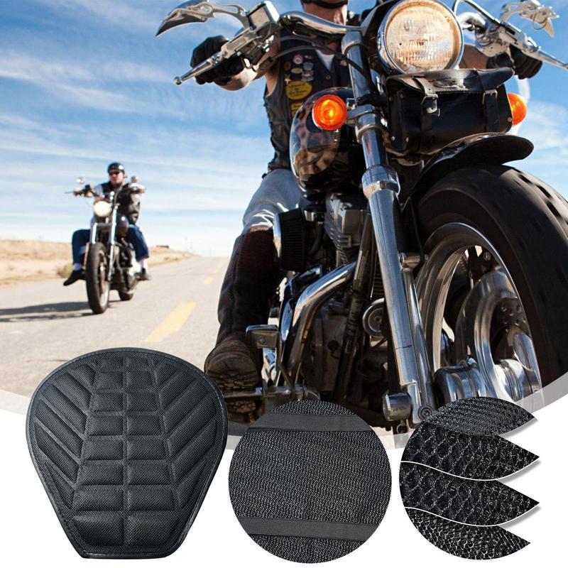 Motorcycle Seat Cushion Comfort Non-Slip Motorcycle Cushion With Shock Absorbing Passenger Seat Wear-Resistant PowerSports