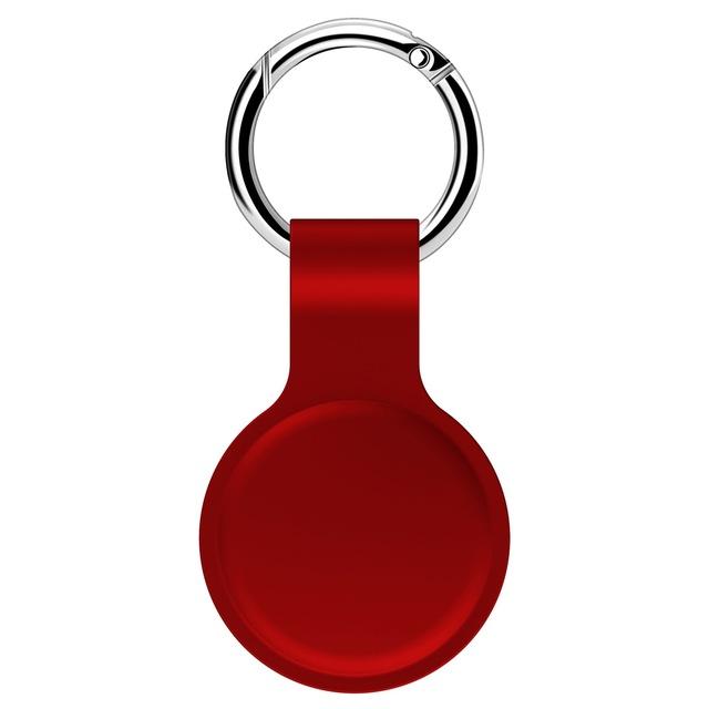 Silicone Case for Apple Airtags Cover Protective Shell Tracker Accessories Anti-scratch Sleeve Keychain For Apple Air Tag Case