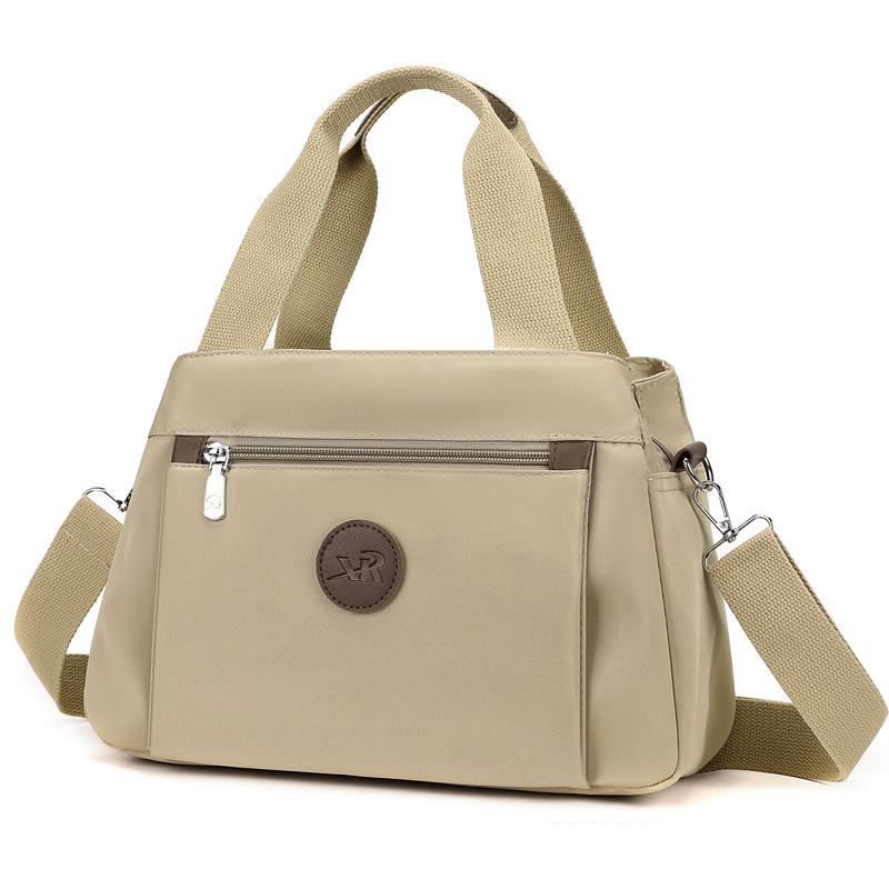 Nylon Solid Color Shoulder Bag: Versatile Casual Handbag and Crossbody Bag for Women