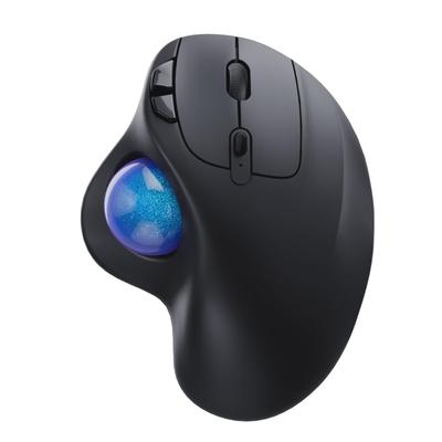 EWiN Wireless Mouse Bluetooth 3 Devices Simultaneously 5 DPI 500mAh High High Thumb 7 Compatible with Trackball, & 2.4GHz Compatible, Connectable,