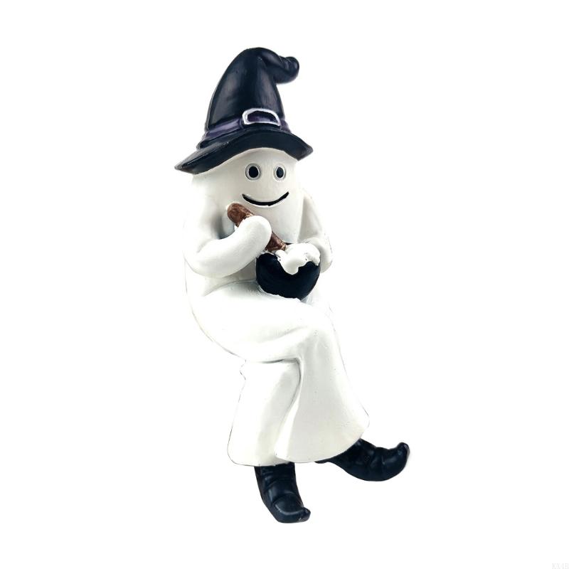 KX4B Halloween Figurine Resin Funny Statue Ornament Crafts
