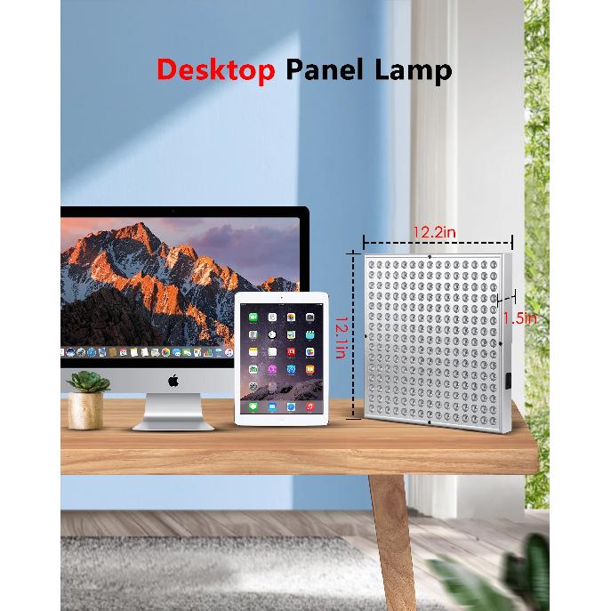 LED Red Light Therapy Panel Lamp for Facial Anti Aging Skin Care Beauty 225 LED Light Body Pain Relief Physical Therapy Tools