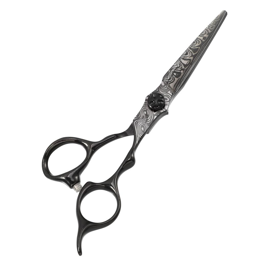 VOCOSTE Hair Scissors Hair Cutting Scissors Barber Scissors Stainless Steel Razor Black