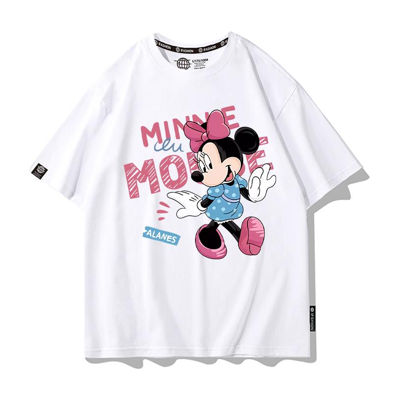 Mouse Anime Shortsleeved Tshirt Unisex Peripheral Clothes Summer Fashion Brand Couple Halfsleeved