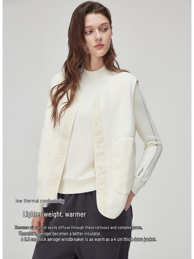 Autumn/Winter Fleece Windproof Vest: Warm Outdoor Windbreaker Cardigan