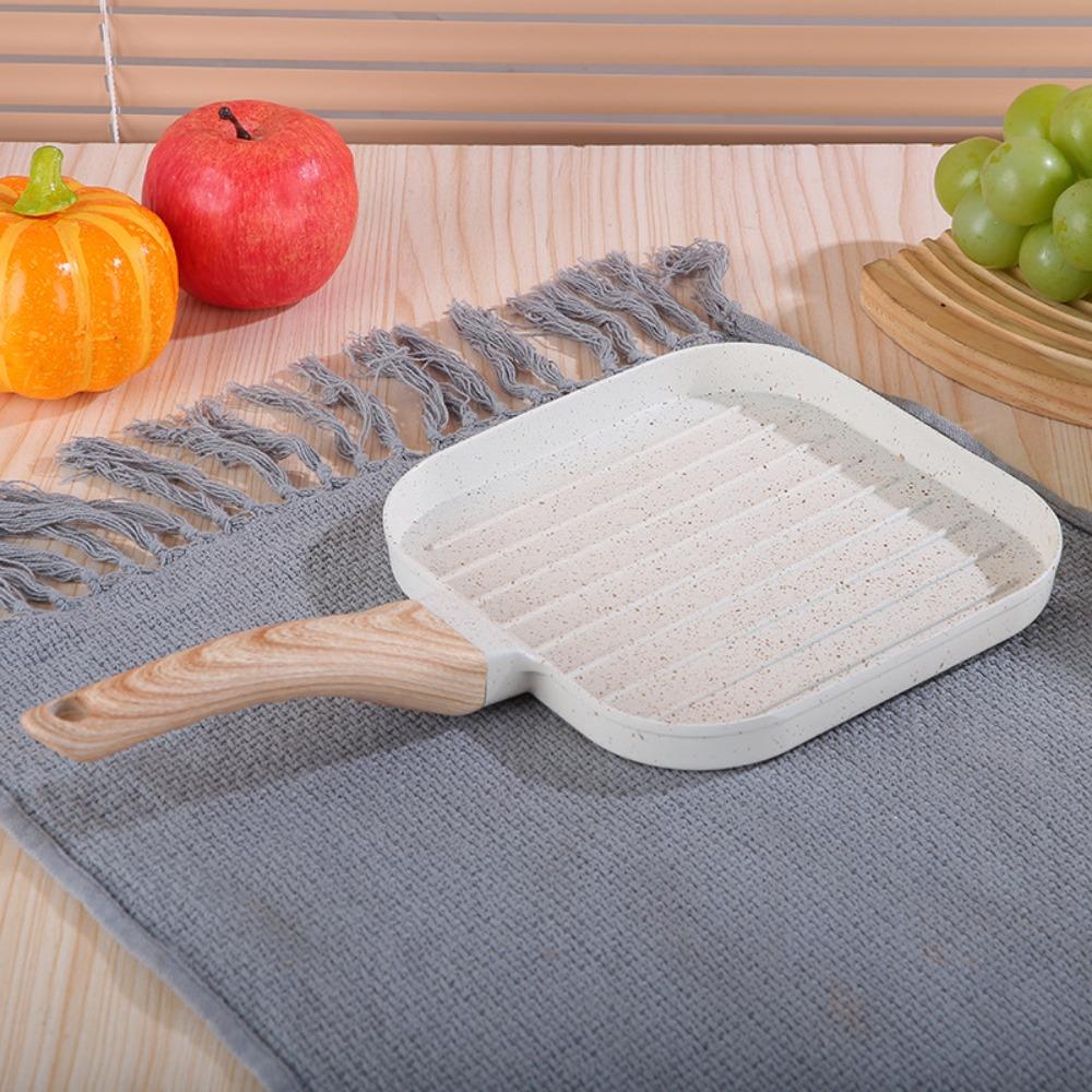 Nonstick Steak Frying Pan 1/2/4 Grids Breakfast Pot Cooking Utensils Pancake Pan  Meat Patty