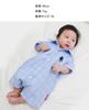 Baby Romper with Front Checkered Baby 100 HY02 [SEIWARAKU] Collar, Cute, Opening, One-Piece, Pattern, Stylish, Pajamas, Shower, Days, Wedding,