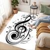 Music Notes Living Room Nonslip Area Rug Soft Carpet For Bedroom Game Playroom Sofa Office Home Decor Doormat Christmas Gift C9301769