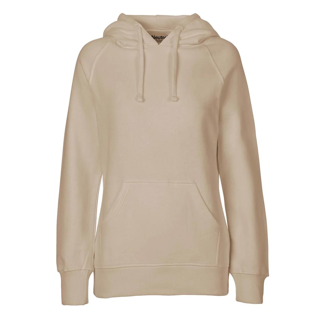 Neutraler Damen/Damen Einfarbiges Kapuzensweatshirt