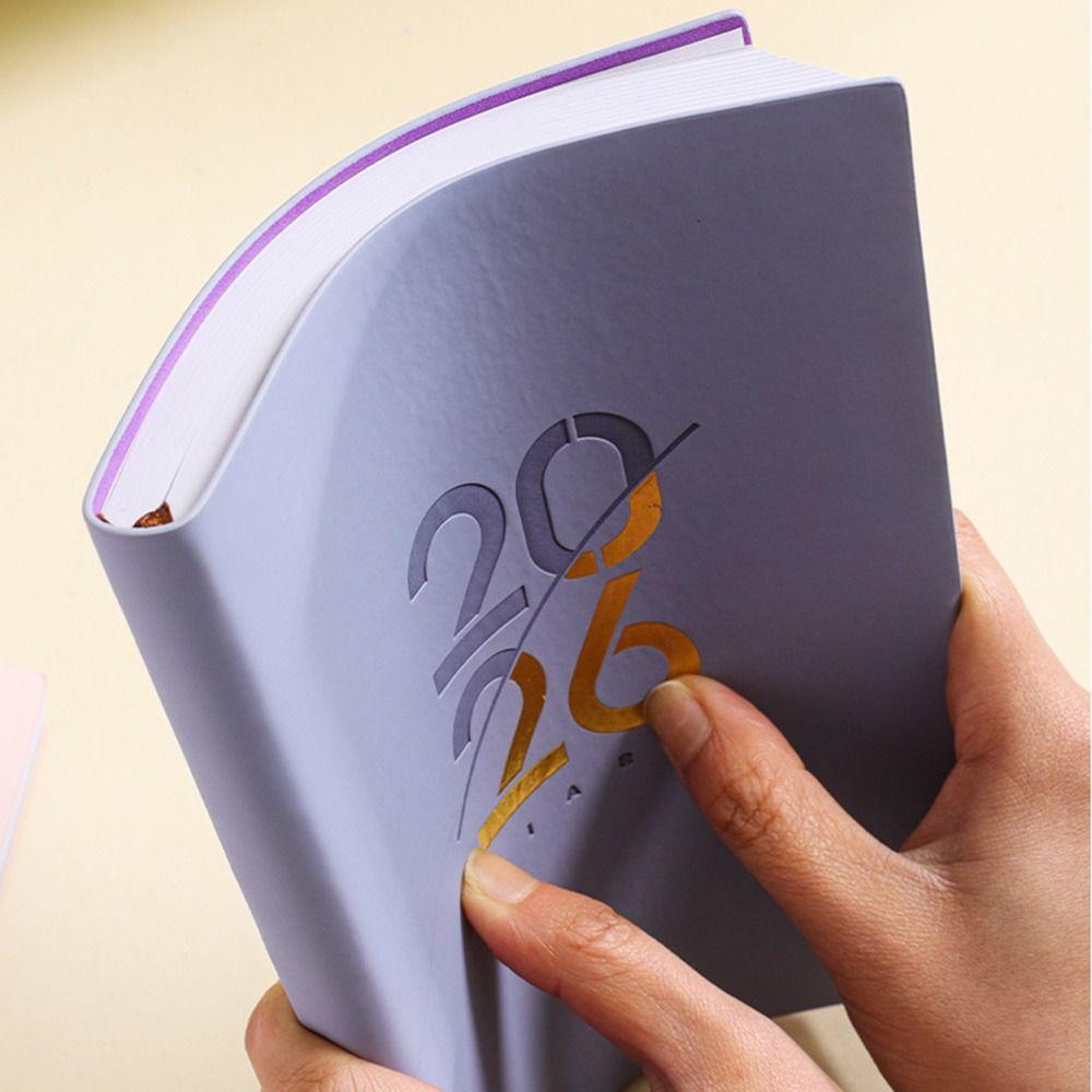 12 Months A5 Agenda Planning Notebook Wear-resistant To-do List Notebook  Office Supplies