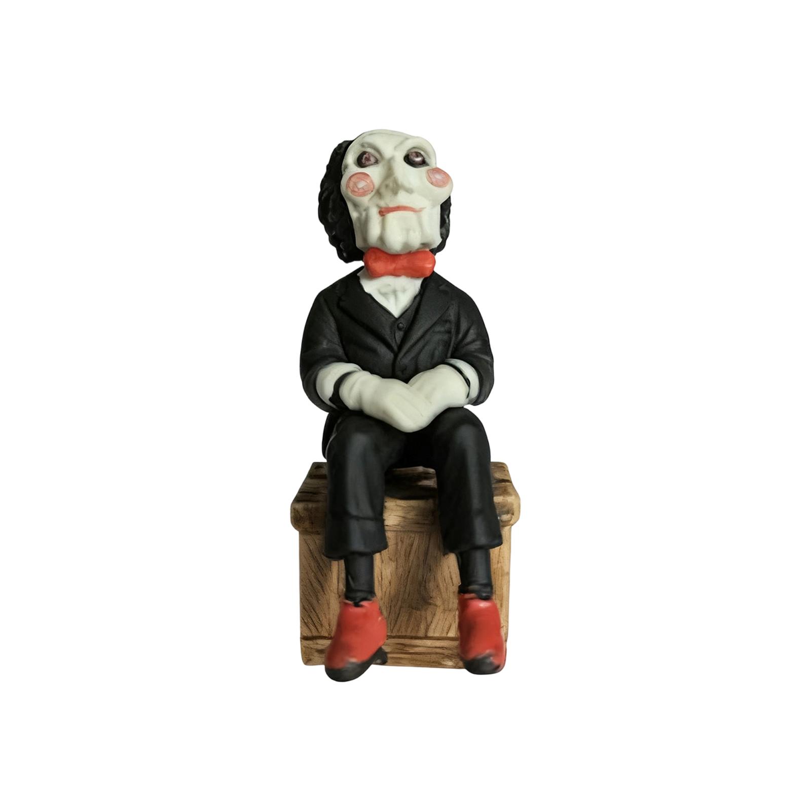 

Saw Billy Riding A In A Seated Collectible Model Figurine/pendant/keychain One Size