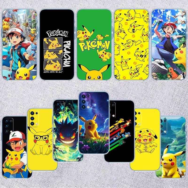Pokemon Cute Case for Motorola E7 E22 E20 E13 E15 E22S E30 E40 G10 G20 G04 G22 G23 G05 G75 G35 G55 G6 G7 G8 G9 Plus Power Play