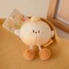 Drawing Feet Plush Food Pendant Sausage Plush Doll Toy Sweet Hamburg Key Chain  Gift