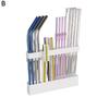 Magnetic Straw Holder Reusable Tumbler Straws Storage Dispenser Large Capacity Easy To Install Space-Saving Straw Organizer