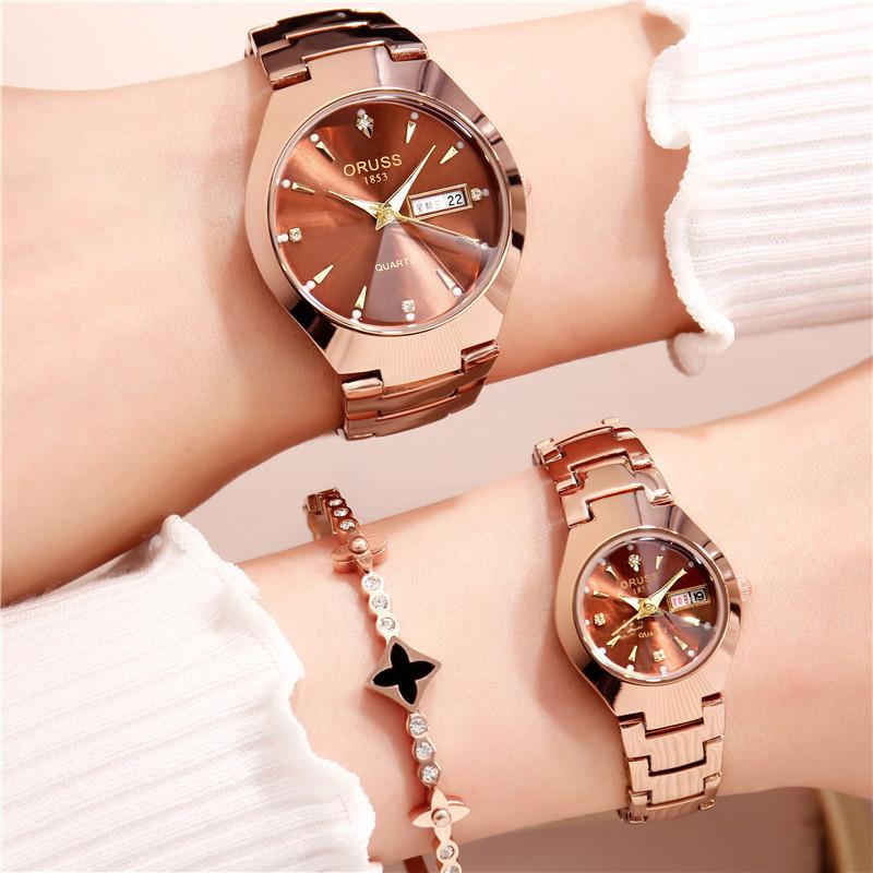 Watch Female Student Steel Belt Trend Simple Fashion Waterproof Casual Women'S Watch Personalized Quartz Watch Women'S Watch