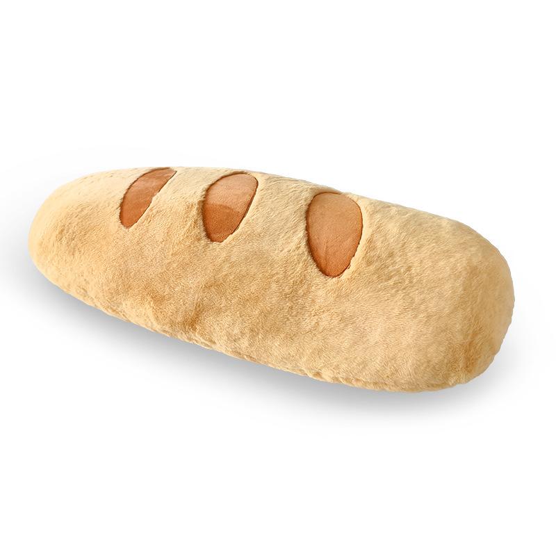 Cartoon Simulated Bread Doll Plush Toy Long Bread Baguette Sleeping Pillow for Girls On The Bed with Legs Clamped On The Pillow