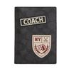 New Iconic Canvas Card Holder Unisex Charcoal CY902-QBA5F