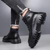 Fashion Classic Brand Autumn Winter Cotton New High Top Shoes Outdoor Men's Workwear Shoes Office Business Casual Shoes for Men’s