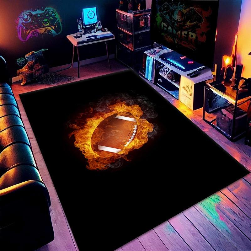 Neuer 3D Visueller Teppich Cooles Spiel Arcade Dekoration Matte Große Fläche Wohnzimmer Rutschfest und Pflegeleichter Teppich Maschinenwäsche
