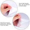 BBTO 10 Pieces Self Adhesive Acrylic Mirror Tiles 6 x 9 Inch Flexible Rectangular Mirror Sheets Wall Stickers for Home Living Room Wall Decor