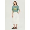 BeneTTon Macaron Embroidery T shirT baTs03341