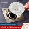Japanese-Style Swirl Drain Cover for Bathroom Sewer, Hair Catcher, Rotating Anti-Insect and Anti-Clogging Filter for Restroom