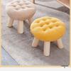Modernes minimalistisches Kinderhocker- & Bank-Set aus Massivholz