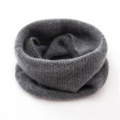 Pure Cashmere Knitted Neck Warmer Scarf for Men & Women Couples - Solid Color, Thick, Warm Gaiter - Ideal Gift for Parents