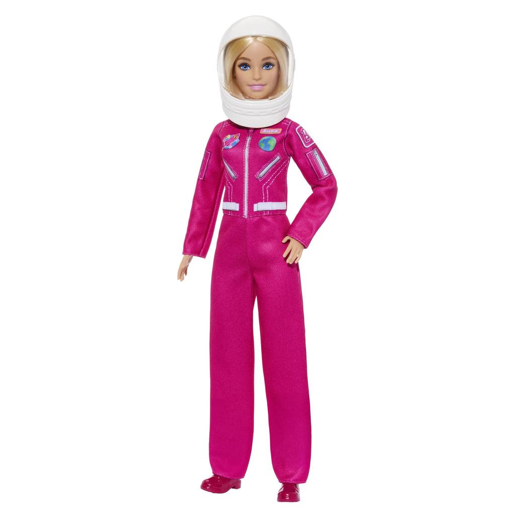 Barbie Work with Space Pilot Doll House for Pretend Ages 3 and JKF77 Barbie! Dress-Up & Play, Up, Pink,