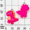 12 Mixed Colorful Resin Dinosaur Pendants for DIY Jewelry