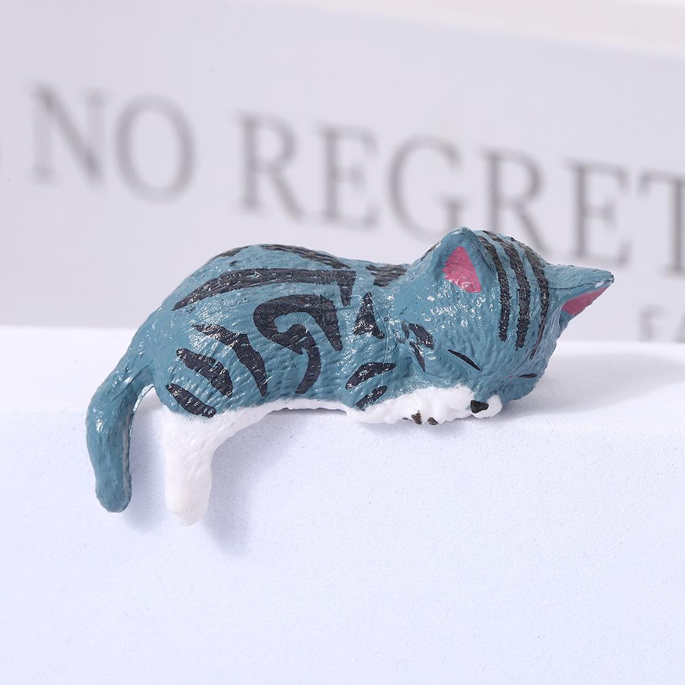 Edge Cat Computer Water Cup Car Edge Decoration Cream Glue Accessories Small Ornaments Figurines & Miniatures