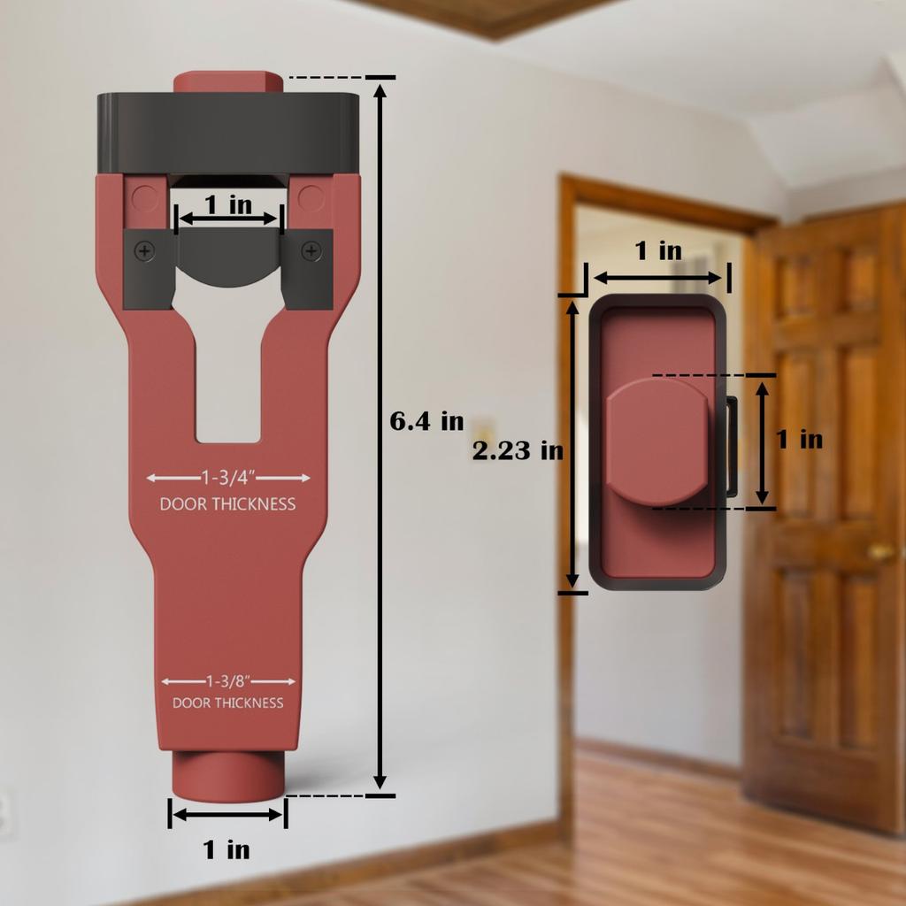 Door Latch Mortise Tool Remove Material To Install DoorLatch Door Latch Tool for Clean, Precise Professional Installation