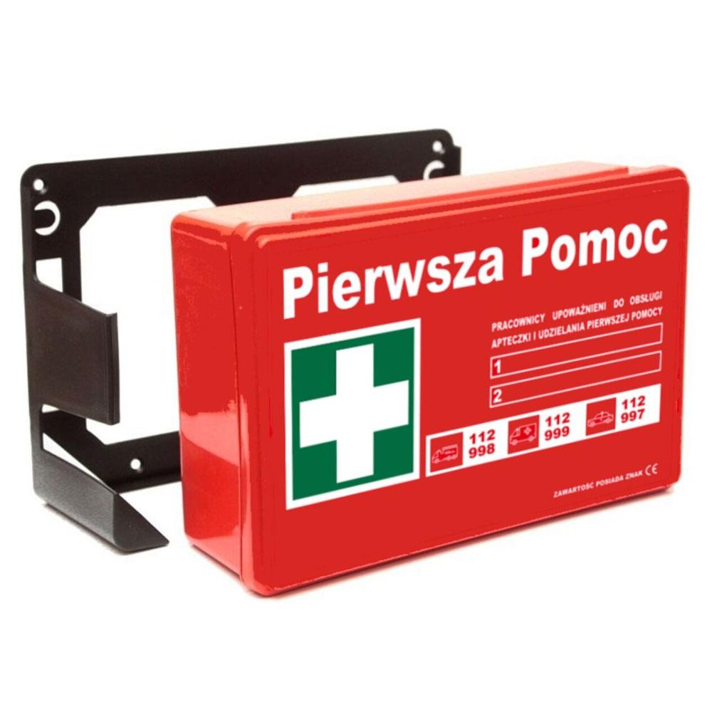 First Aid Kit Din 13164 Plus With Occupational Health and Safety Equipment For Company and Car + Mounting Frame 1 Piece