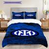 Biancheria da letto con stemma Inter Milan (1 * copripiumino + 2 * federa, senza nucleo) Set biancheria da letto 2D Piatto Regalo di Natale Compleanno Morbido e Confortevole