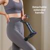 Portable Extended Handle Muscle Deep Tissue 3 In 1 Fascial Percussion Massage Gun Neck and Shoulder Back Vibration Massage Gun