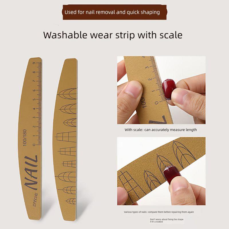 Nail Polishing Strips, Nail Buffing Strips, Sponge Polishing Strips, Nail Files, Polishing Sand Strips, Tools Suitable for Nail Salons