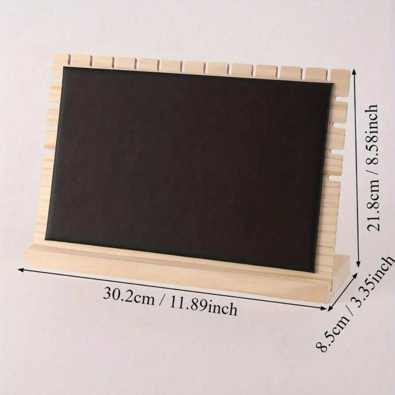 Creative Solid Wooden Jewelry Display Frame Fashion Necklace Holder Pendant Support Stand for Jewelry Showcasing