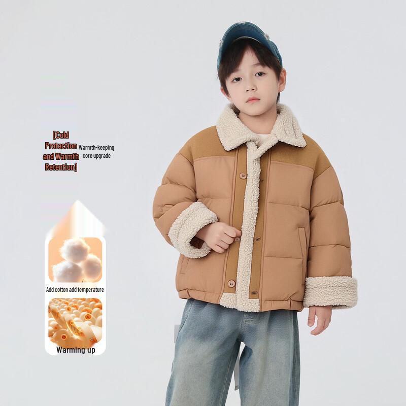 Boys  Thickened Fleece Lined Winter Jacket 150