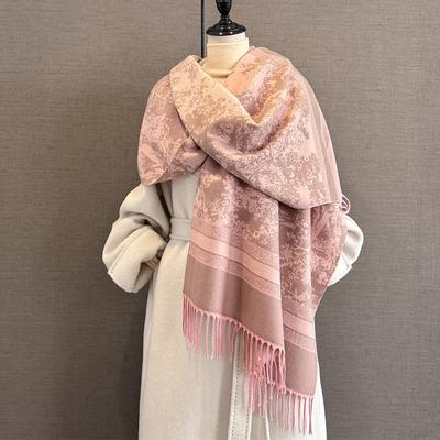 Women Winter Warm Cashmere Scarf Luxury  High Quality Pashmina Shawl Wrap Bufanda Hijab Travel Stoles Echarpe Blanket