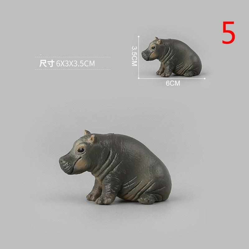 Animal Models Simulation of Wild Animals Toy Models Hippopotamus Models