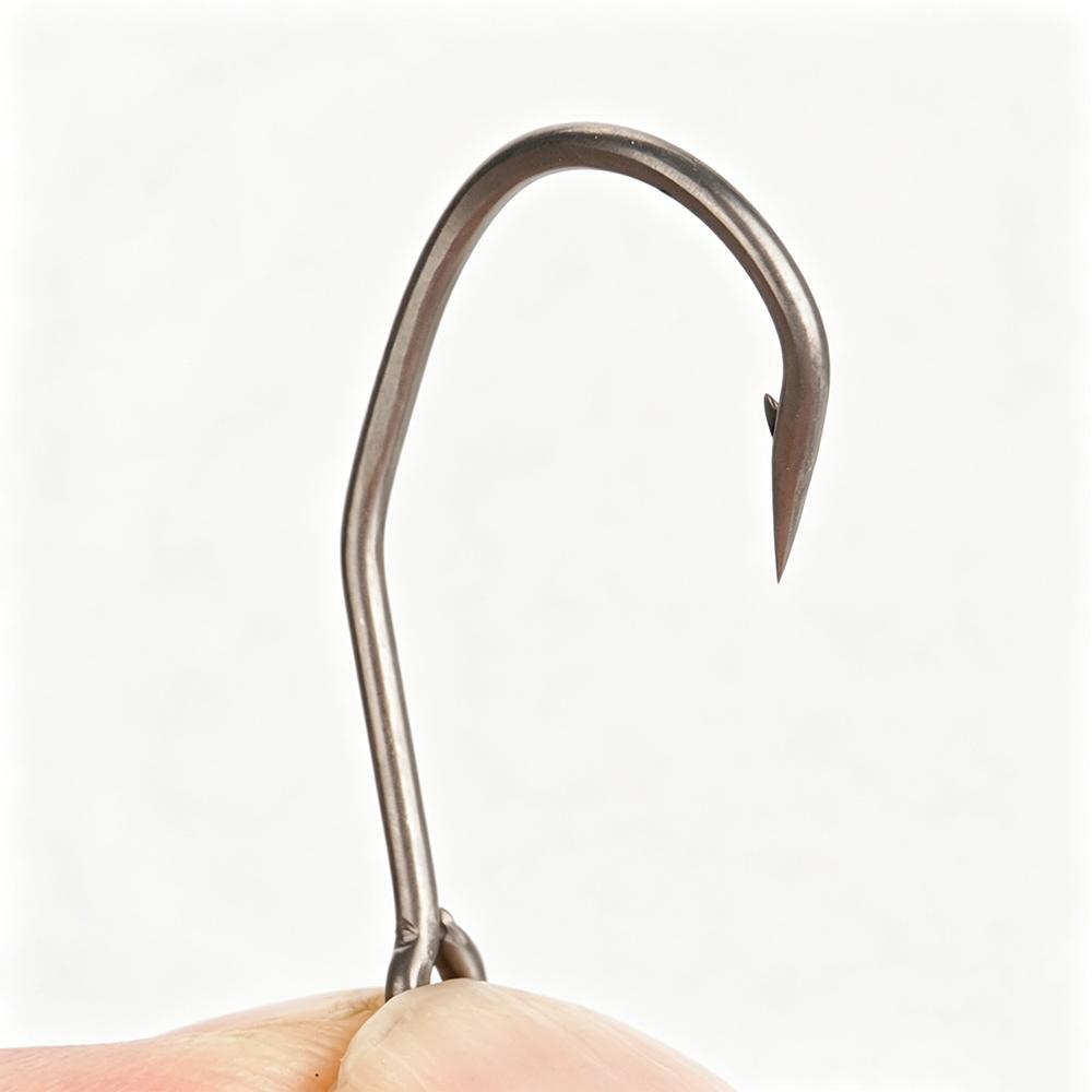 500pcs High Carbon Steel Barbed Fish Hooks PTFE Coated for Lure Fishing In Lake Model 8023-Terminal Tackle for Carp