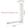 Clothes Rack Wall-mounted Storage Hangers Dormitory Students Hangers Hooks Simple Folding Non-slip Clothes Hangers Clothing Rack