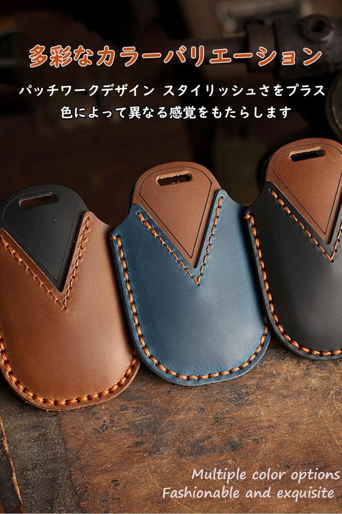 ONTTO Honda Smart Key Case Key Cover Key Holder Genuine Leather Stylish Fit for