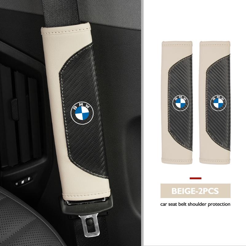 

1PC Car Shoulder Protection Texture Seat Belt Protective Cover For BMW G30 G20 M3 M5 E91 E92 E93 E36 E70 X3 X4 X5 X1 E39 F30