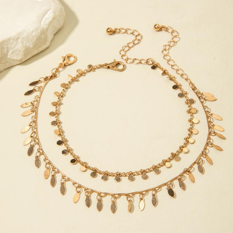 Jewelry Cross Simple Chain Foot Decoration, Eye Pendant Multi-layer Stacked Anklet Wholesale