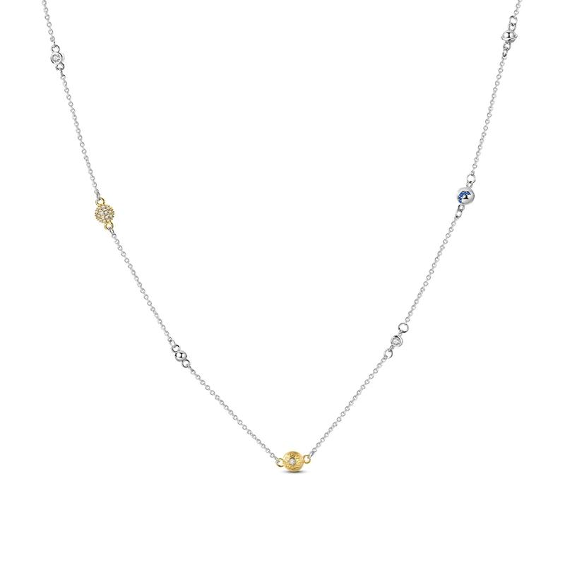 Original 925 Silver Necklace For Women Class Style Heart Shape Romantic Style High Quality Women Necklace Jewelry Gift