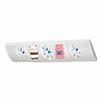 With 3 Fans Adjustable Air Vent Baffle Adjustable AC Vent Baffle Conditioner Baffle  For Bedroom