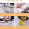 with Thermometer Tempura Fryer Pan 2.2/3.2/4.2L Mini Cooking Fryer Deep Frying Pot  Tempura Making