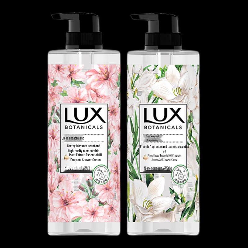LUX Ботанический Гель для Душа с Эфирными Маслами, Набор Ароматов